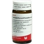 Wala SPONGIA AURUM PULSATILLA COMP. GLOBULI, 20 g
