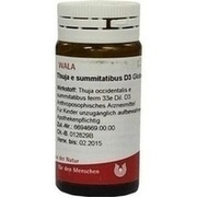Wala THUJA E SUMMIT. D 3 GLOBULI, 20 g Wala THUJA E SUMMIT. D 3 GLOBULI, 20 g