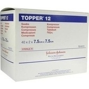 Solventum TOPPER 12 KOMPR. STERIL 7,5X7,5CM, 40 x 2 St.