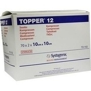 Solventum TOPPER 12 KOMPR. STERIL 10X10CM, 70 x 2 St.