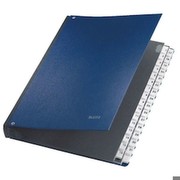 LEITZ Kunststoff-Pultordner, Tabs 1-31, 32 Fächer, blau