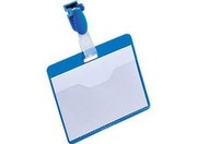 Durable GmbH & Co. KG: Namensschild 60x90mm quer bl 25St