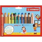 Stabilo Woody 3 in 1 10er + Spitzer Stabilo Woody 3 in 1 10er + Spitzer