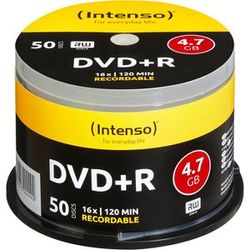 Intenso DVD +R /-R Cake Box 50 Discs (4111155)