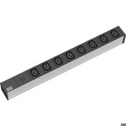 BACHMANN 19Zoll Steckdosenleiste 8fach 2m Schuko/Kaltg 333408