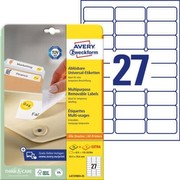 Zweckform ILK-Etiketten Zweckform 4737 63,5x29,6mm weiss