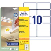 Zweckform ILK-Etiketten Zweckform 4744 96x50,8mm weiss