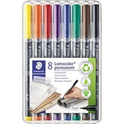 STAEDTLER Lumocolor Permanent-Marker 313S, im Etui (313 WP8)