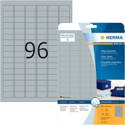 HERMA SuperPrint Etiketten, Folie, 30,5 x 16,9 mm, silber
