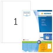 HERMA SuperPrint Etiketten, 200 x 297 mm, ohne Rand, weiß