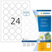 HERMA SuperPrint Etiketten, Durchmesser 40 mm, weiß