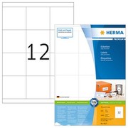 HERMA SuperPrint Etiketten, 70 x 67,7 mm, ohne Rand, weiß