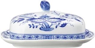 Hutschenreuther Blau Zwiebelmuster Butterdose