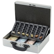 MAUL Geldkassette silber 30,0 x 24,0 x 9,0 cm (BxTxH).