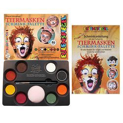 Eulenspiegel Tiermasken-Schminkpalette 11tlg.