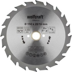 Wolfcraft HM-Kreissägeblätter nach DIN 8083 Ø in mm: 150 - 794859 - 63640 N