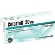 Cefak CEFAZINK 20 MG, 100 Filmtbl. (N3) 20 mg