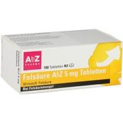 AbZ-Pharma FOLSÄURE ABZ 5 MG TBL., 100 Tbl. (N3)