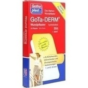 GOTA-DERM WUNDPFLASTER HYDROKOLLOID THIN, 10 Pflaster 10×5 cm