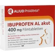 ALIUD Pharma IBUPROFEN AL AKUT 400 MG FILMTBL., 20 Filmtbl. (N2