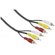 Hama Hama 43134 - 3x Cinchstecker "-" 3x Cinchstecker 2m - Verbindungskabel Video - 43134