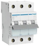 Hager, Blieskastel MBN306 LS-Schalter mit Schraubklemme 3-pol B, 6A MBN306 Hager, Blieskastel MBN306 LS-Schalter mit Schraubklemme 3-pol B, 6A MBN306