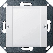 Tastsensor 2 1fach 24 V potenzialfrei mit Beschriftungsfeld transparent weiß
