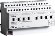 Instabus KNX/EIB Schaltaktor 8fach 16 A mit Handbetätigung und Strommessung für C-Lasten REG plus