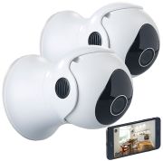 7links Pan-Tilt-IP-Überwachungskamera 2er Set (NX-1746)