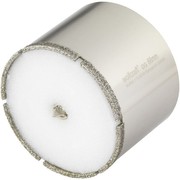 Wolfcraft Diamant Lochsäge "Ceramic" mit Schwamm, 10 mm Schaft Ø 68
