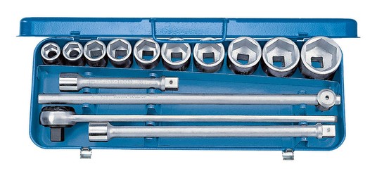 GEDORE-WERKZEUGFABRIK OTTO DOWIDAT 32 EMU-2 Steckschlüsselsatz CV. 14tlg. 3/4Zoll GEDORE 22-50mm