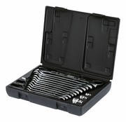 KS Tools 503.4266 GEARplus Ratschenringmaulschlüsselsatz; 16-teilig inklusive Adapter; 8-9-10-11-12