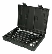 KS Tools 503.4260 GEARplus Ratschenringmaulschlüsselsatz; 10-teilig inklusive Adapter