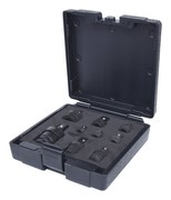KS Tools 515.0100 Kraft-Stecknuss-Adapter- und Kugelgelenksatz; 9-teilig 1/4" bis 3/4"