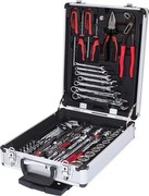 KS Tools 918.0690 CHROMEplus Steckschlüsselsatz im Teleskop Trolley; 90-teilig; 1/4"+1/2"