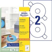 ZWECKFORM CD ETIKETTEN WEISS L6015-25