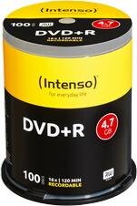 Intenso DVD+R Cake Box 100 Discs (4111156)