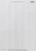 Gira Beschriftungsbogen 109000