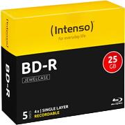 Intenso BD-R Jewel Case 5 Discs (5001215)