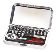KS Tools 918.4500 GEARplus Gentleman's - Tools Bit Satz; 31-teilig 1/4" mit Gürteltasche