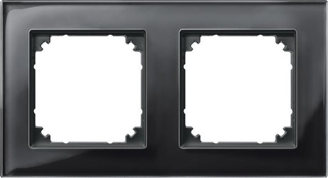 Merten M-PLAN-Echtglasrahmen, 2fa 489203