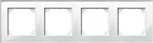 Merten M-PLAN-Echtglasrahmen, 4fa 489419