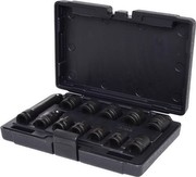 KS TOOLS 1/2" KRAFTNUSS-SATZ 12tlg. im Kunststoffkasten