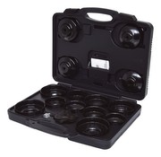 KS TOOLS 3/8" ÖLFILTERSCHLÜSSEL-SATZ 16tlg. in Kunststoffkoffer