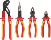 KS TOOLS VDE ZANGEN-SATZ 4tlg 2K-Griff/CR-V/NANO-verchromt