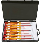 KS TOOLS VDE1000V ELEKTRONIK-SCHRAUBENDREHER-SATZ 7tlg. PH#00+0 / Schlitz 1,5-1,8-2-2,5-3