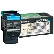 LEXMARK Prebate Tonerkassette cyan C544 X544 4.000Seiten