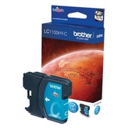 BROTHER MFC-6490CW TINTE CYAN #LC-1100HYC (750S.), Kapazität: 750 (LC1100HYC / LC-1100 HY C)
