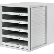 Schrank-Set HAN 1400 grau mit 5 Schubladen