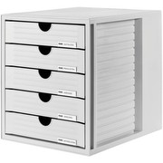 Schrank-Set HAN 1450/11 System-Box, Schubladen geschlossen, 27,5x32x33cm, grau, 22012